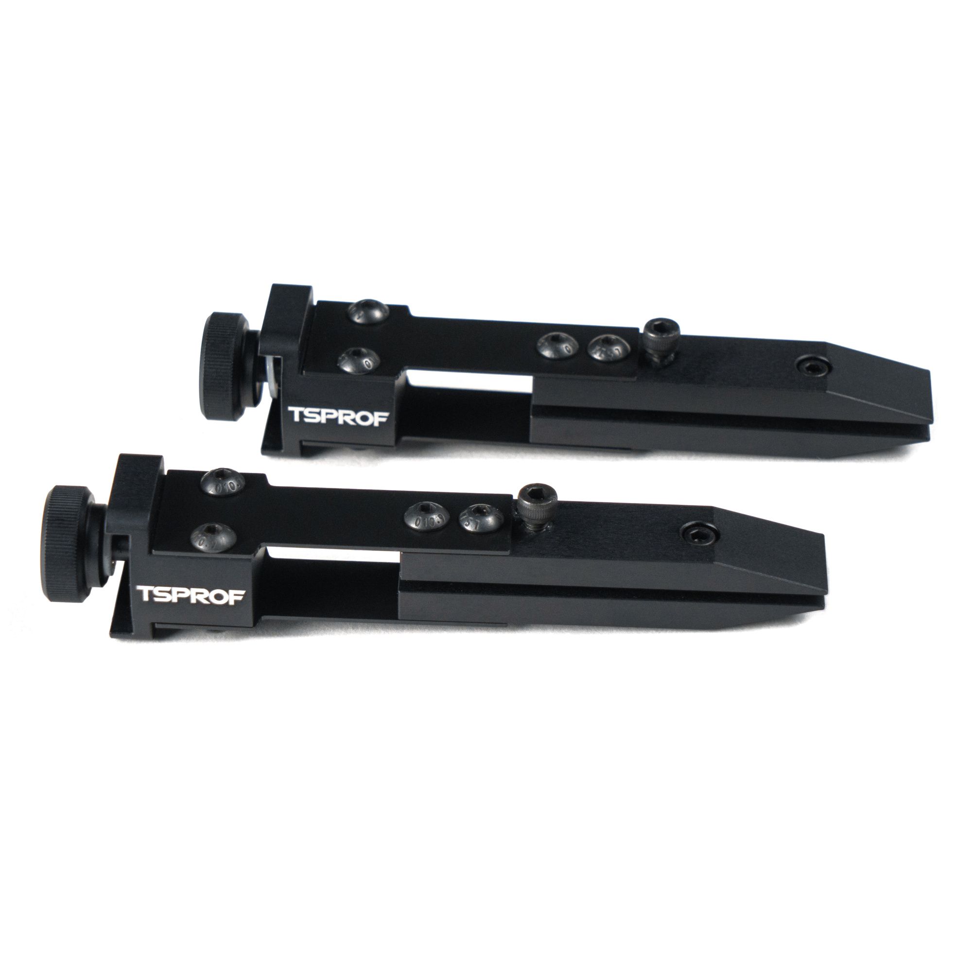 Зажим TSPROF, двойной, матовый	