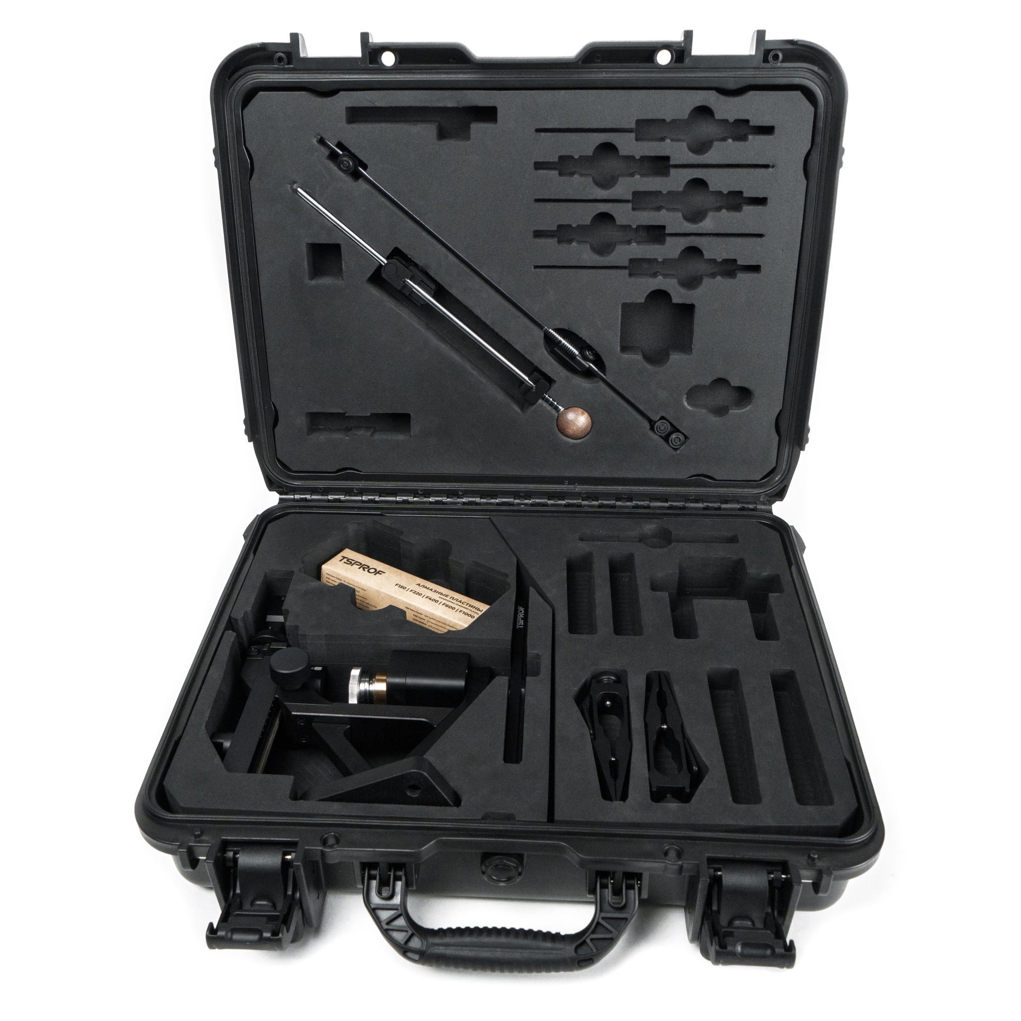 Набор для заточки TSPROF Профиль К4, «Стандартный» 2026, в кейсе