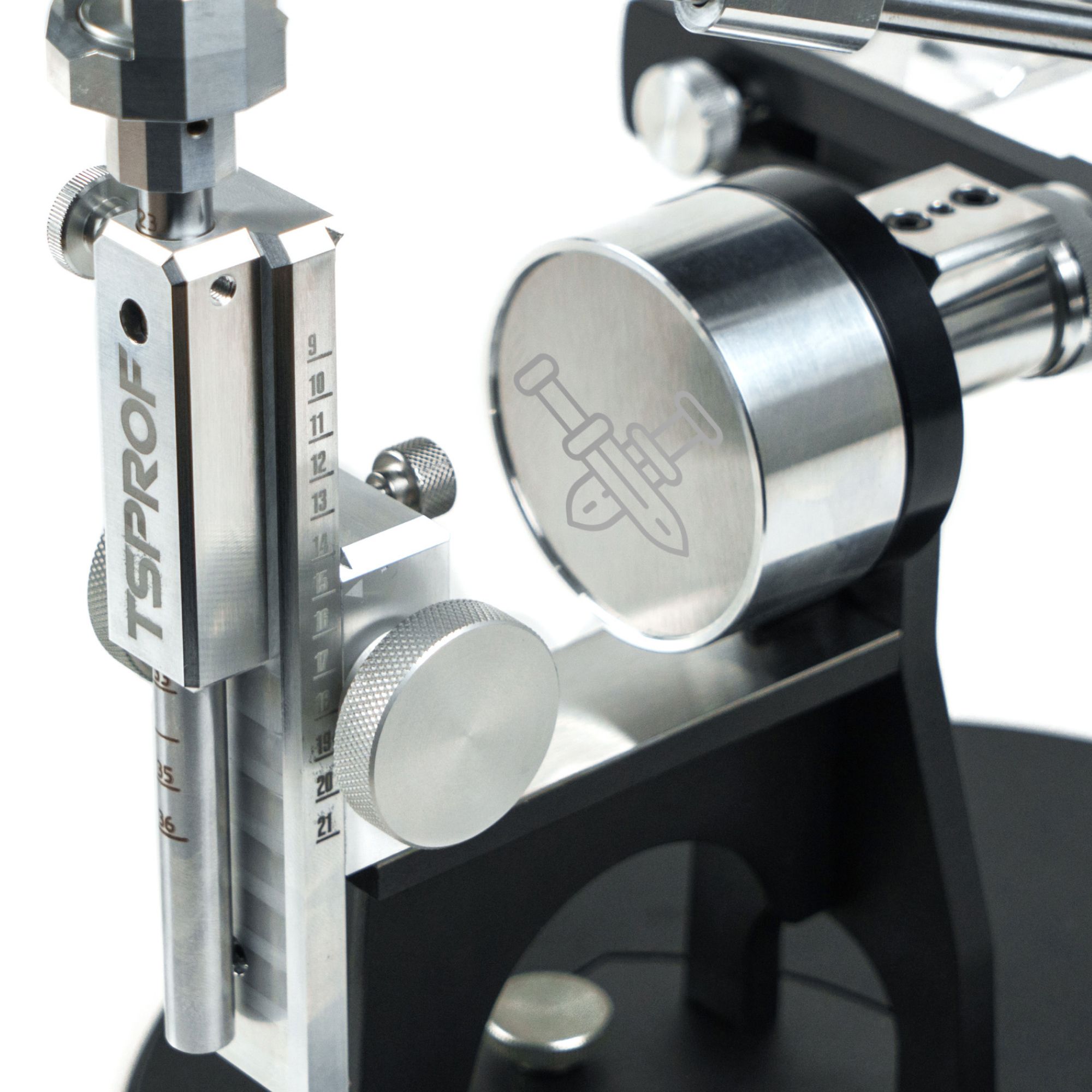 Гравировка крышки поворотного механизма TSPROF Профиль К03 Pro