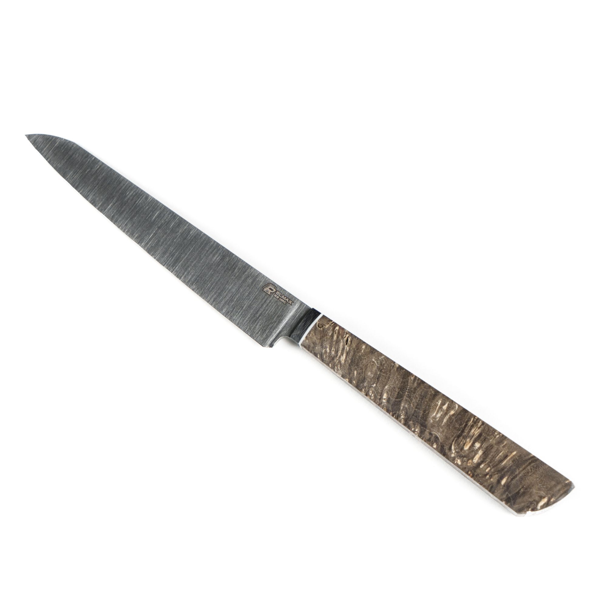 Нож универсальный Quorus, Elmax 160 мм (стабилизированный кап клена), коричневый