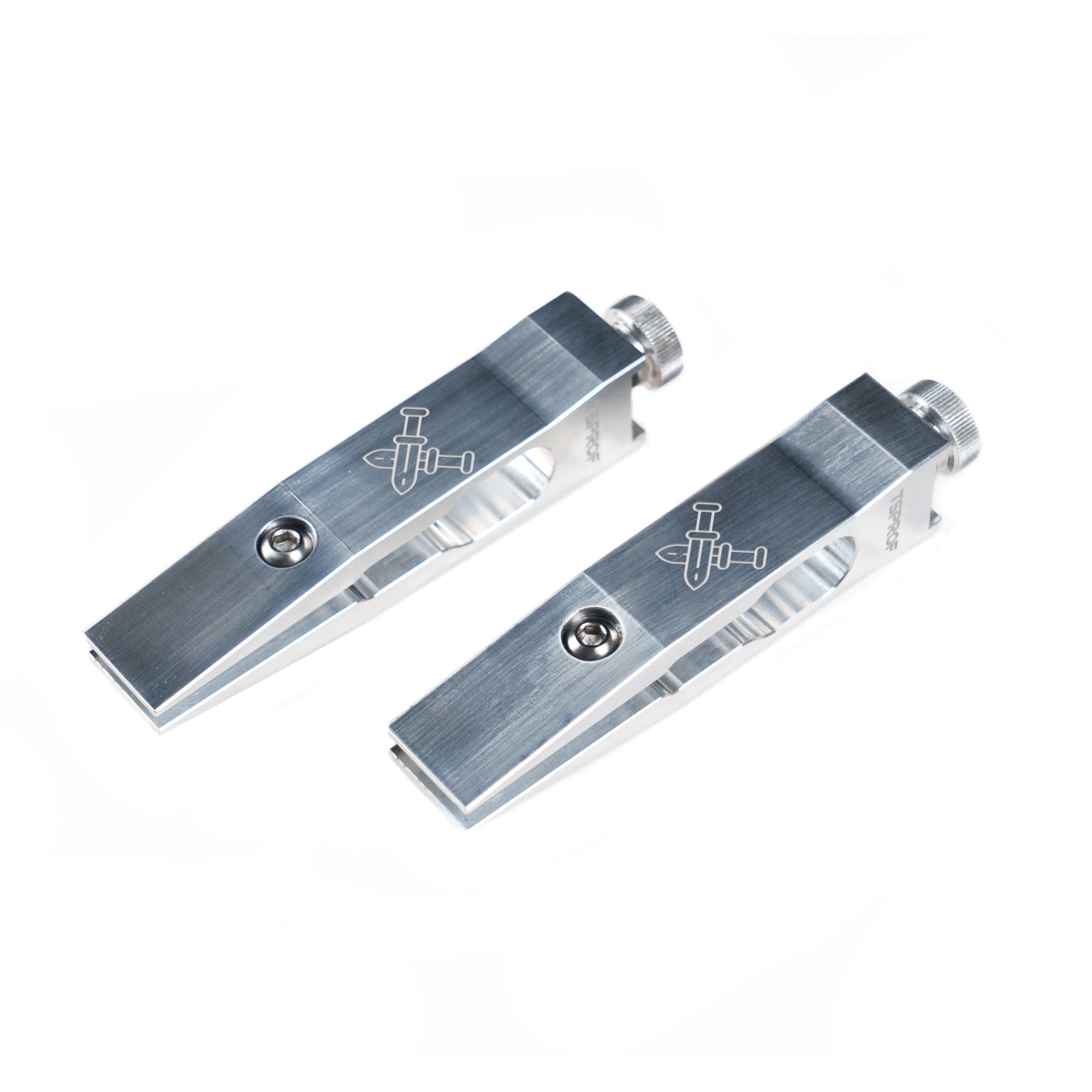 Гравировка цельнофрезерованных зажимов TSPROF