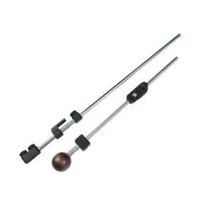 Держатель абразива TSPROF с планкой Пикатинни на стальной направляющей,8 мм, матовый