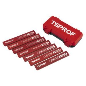Набор алмазных брусков для заточки TSPROF Alpha SD126 — SD3 (7 шт.), в кейсе