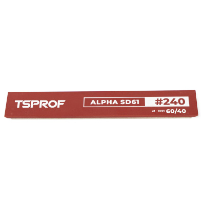 Алмазный брусок для заточки TSPROF Alpha SD61, 60/40 (240 грит)